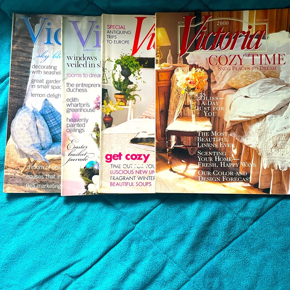 Victoria Magazine Collection January 2000. January, April, July 2001.